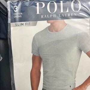 Ralph Lauren Gray Slim Fit Men's Shirt